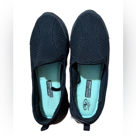 Women's Black Slip-On Shoes - Picture 1 of 4